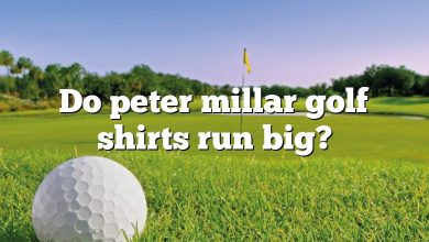 Do peter millar golf shirts run big?
