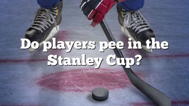 Do players pee in the Stanley Cup?