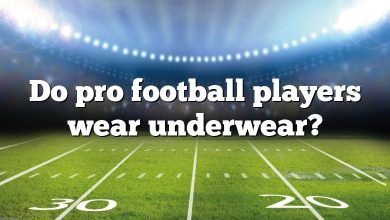 Do pro football players wear underwear?