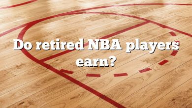 Do retired NBA players earn?