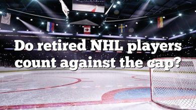 Do retired NHL players count against the cap?