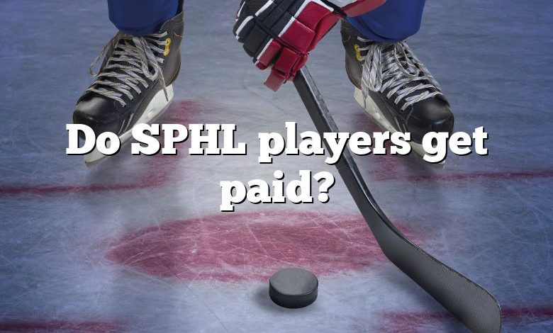 Do SPHL players get paid?