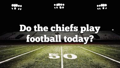 Do the chiefs play football today?