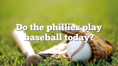 Do the phillies play baseball today?