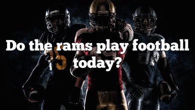 Do the rams play football today?