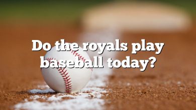 Do the royals play baseball today?