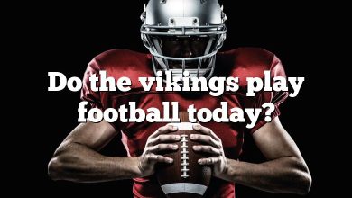 Do the vikings play football today?