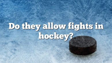 Do they allow fights in hockey?