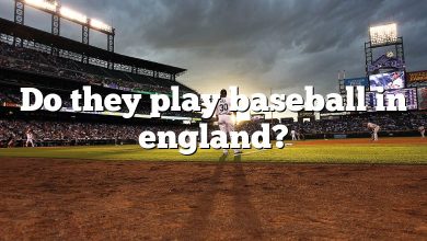 Do they play baseball in england?