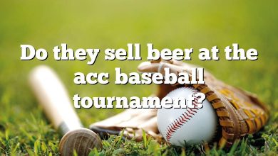 Do they sell beer at the acc baseball tournament?