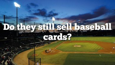 Do they still sell baseball cards?