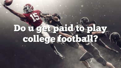 Do u get paid to play college football?