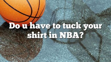 Do u have to tuck your shirt in NBA?