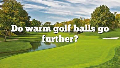 Do warm golf balls go further?