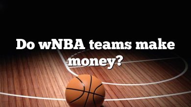 Do wNBA teams make money?