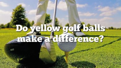 Do yellow golf balls make a difference?