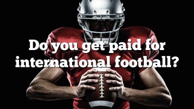 Do you get paid for international football?