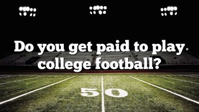 Do you get paid to play college football?