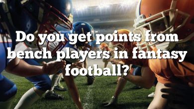 Do you get points from bench players in fantasy football?