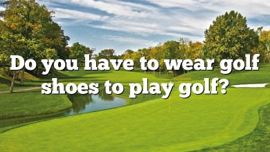 Do you have to wear golf shoes to play golf?