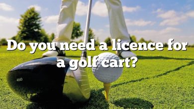 Do you need a licence for a golf cart?