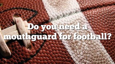 Do you need a mouthguard for football?