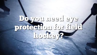 Do you need eye protection for field hockey?