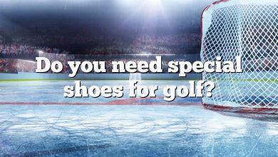 Do you need special shoes for golf?