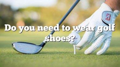 Do you need to wear golf shoes?