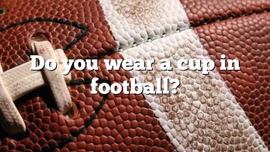 Do you wear a cup in football?