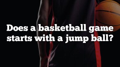 Does a basketball game starts with a jump ball?
