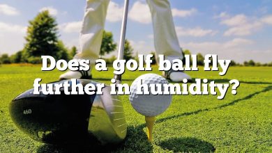 Does a golf ball fly further in humidity?