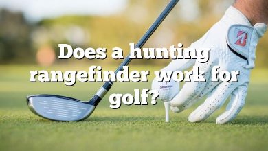 Does a hunting rangefinder work for golf?