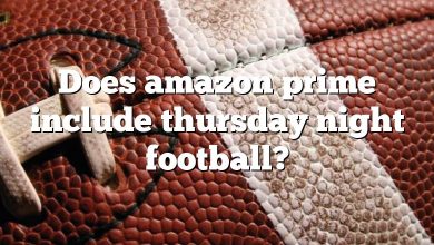 Does amazon prime include thursday night football?