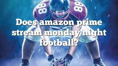 Does amazon prime stream monday night football?