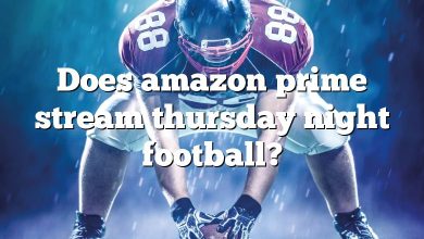Does amazon prime stream thursday night football?