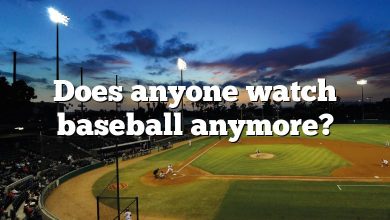 Does anyone watch baseball anymore?