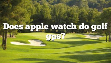 Does apple watch do golf gps?