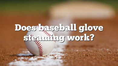 Does baseball glove steaming work?