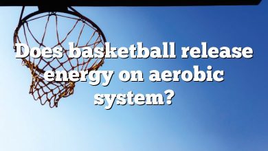 Does basketball release energy on aerobic system?