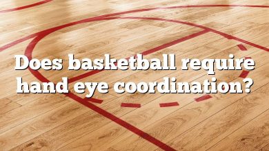 Does basketball require hand eye coordination?