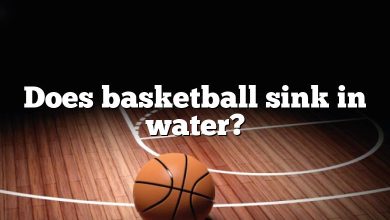 Does basketball sink in water?