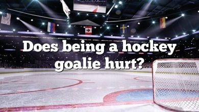 Does being a hockey goalie hurt?