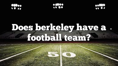 Does berkeley have a football team?