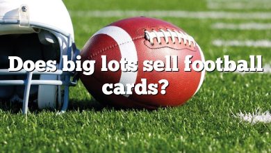 Does big lots sell football cards?