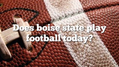 Does boise state play football today?