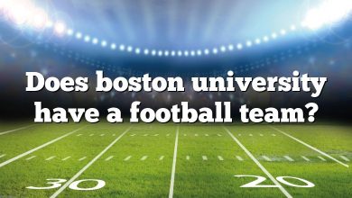 Does boston university have a football team?