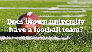 Does brown university have a football team?