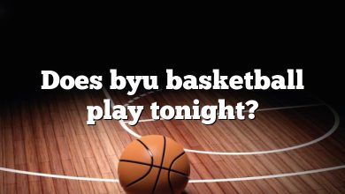 Does byu basketball play tonight?