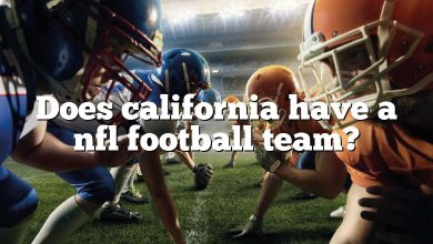 Does california have a nfl football team?